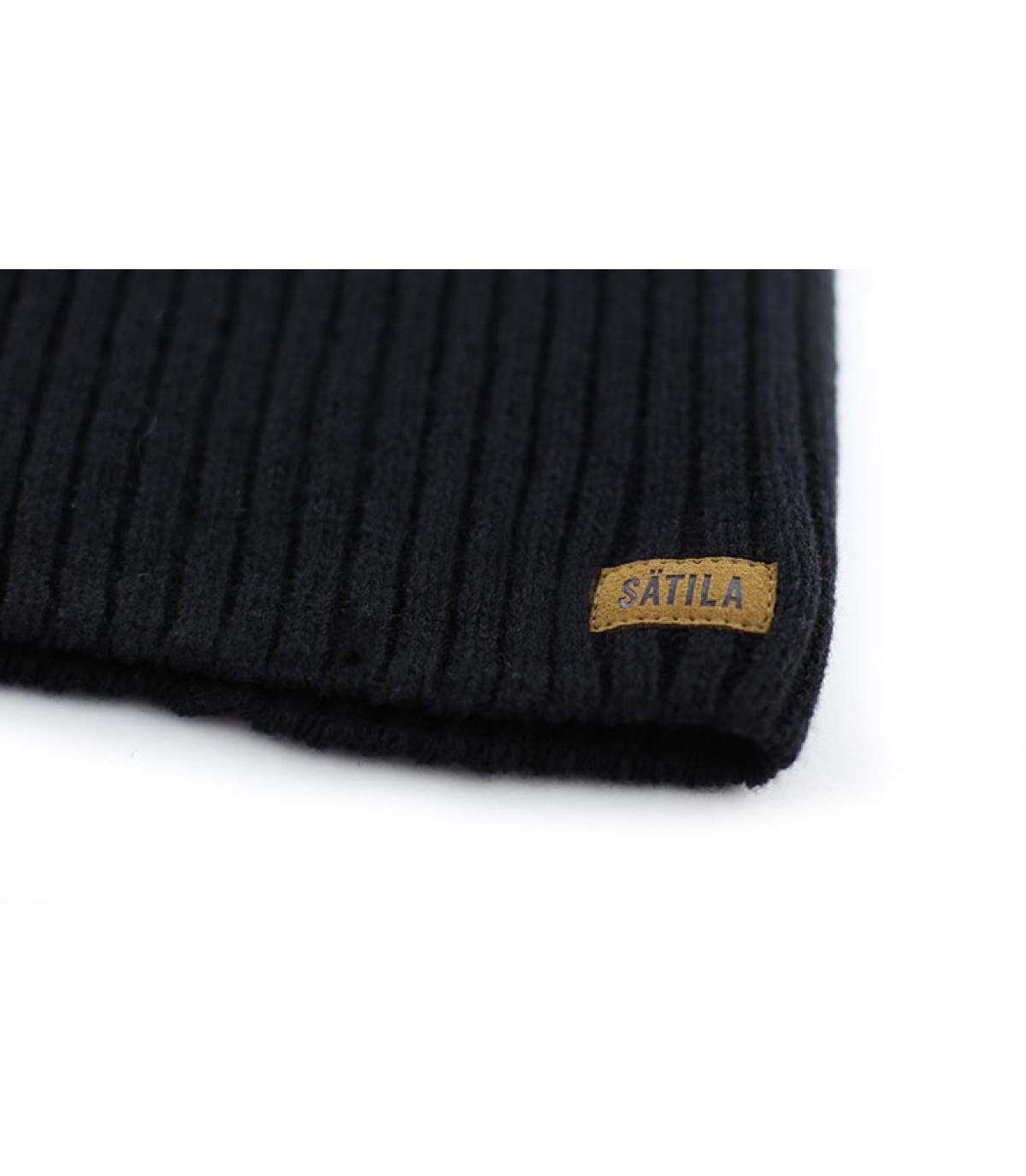 Mütze Beanie simpel schwarz